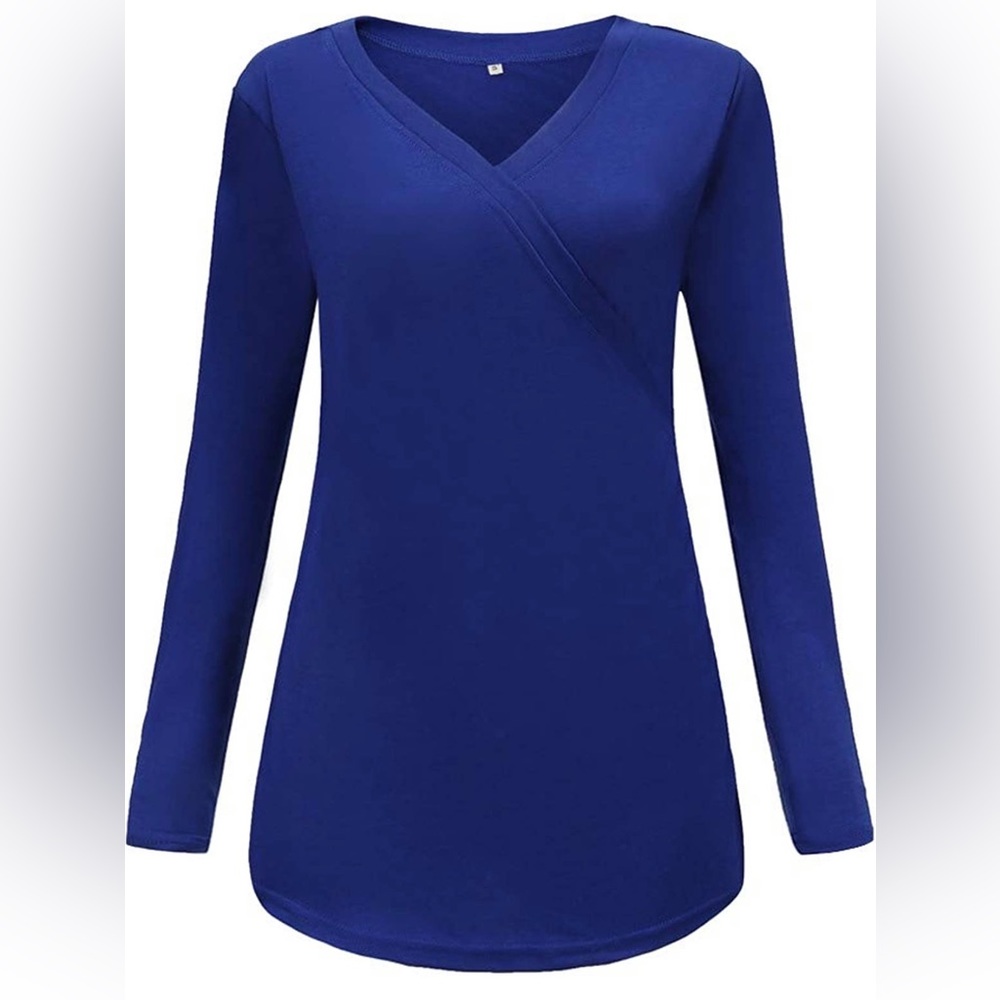Long sleeve vneck shirt size small